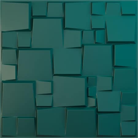 Ekena Millwork 19 5/8in. W x 19 5/8in. H Modern Square EnduraWall Decorative 3D Wall Panel Covers 2.67 Sq. Ft. WP20X20MSGLN